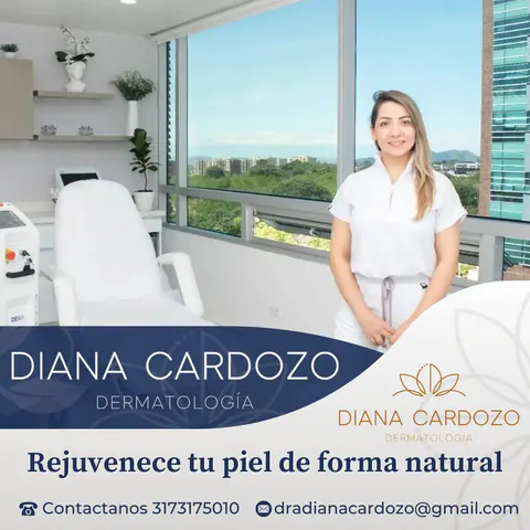 La doctora en su consultorio con vista a la ciudad